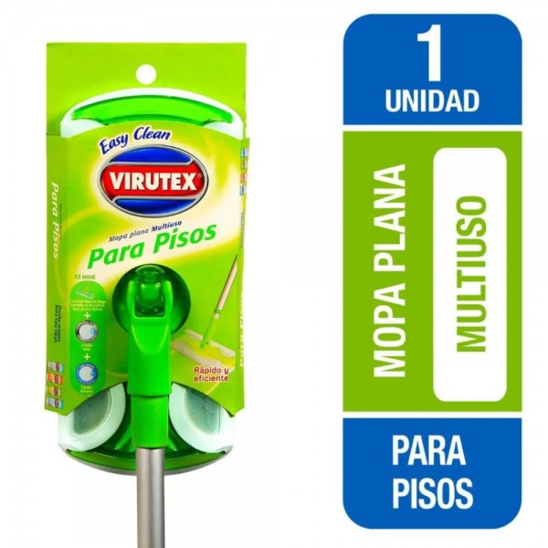 KIT MOPA PLANA CON RESPUESTO HUMEDO/SECO
