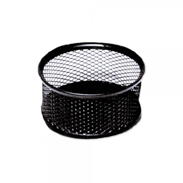 PORTA CLIPS MALLA METAL NEGRO 80X38 MM