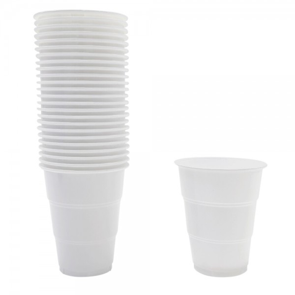VASO 7 BLANCO 200 ML X 25 UN