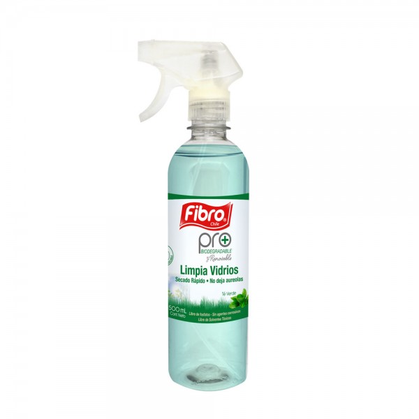 LIMPIADOR VIDRIOS Y CRISTALES GATILLO BIODEGRADABLE 500 ML