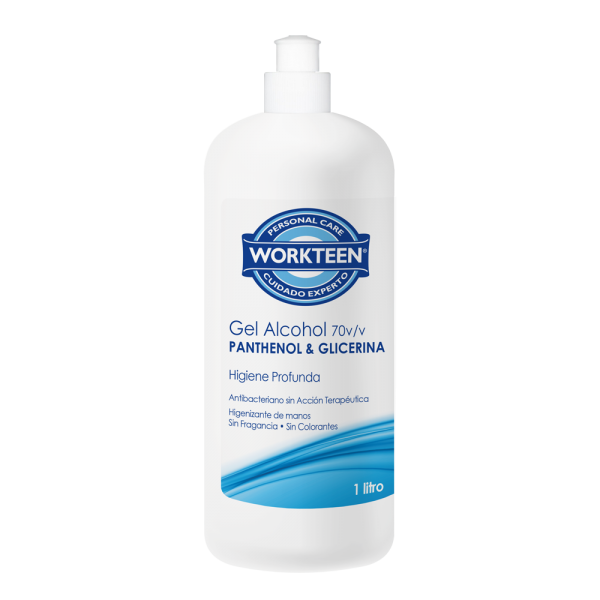 ALCOHOL GEL PANTHENOL CON VALVULA 1 LT