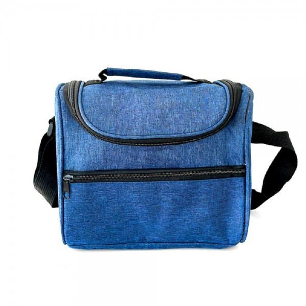 LONCHERA AZUL MARINO 23 X 15 X 20