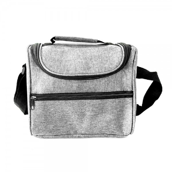 LONCHERA GRIS 23 X 15 X 20