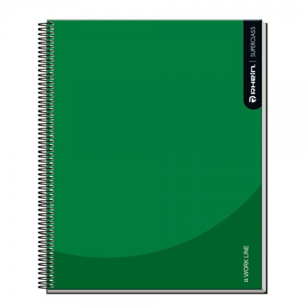 CUADERNO 1/2 OFICIO MATEMATICA 5MM 150 HOJAS SUPER CLASS WORKLINE TRIPLE COLORES SURTIDOS 70 GR 