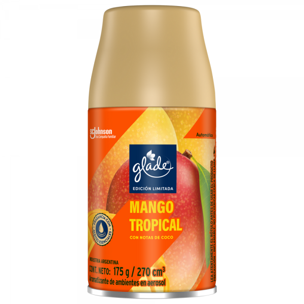 DESODORANTE AMBIENT REPUESTO MANGO TROPICAL 270 CC