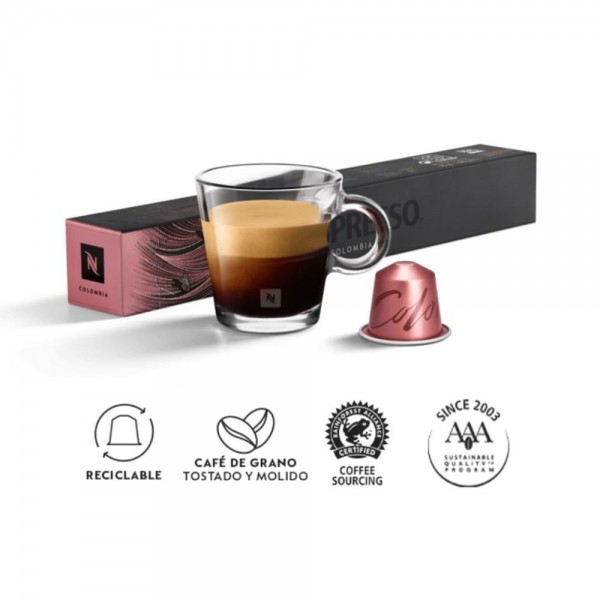 CAPSULA ORIGIN COLOMBIA DISPLAY 10 UN