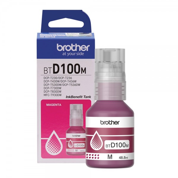 BOTELLA DE TINTA BTD100M MAGENTA