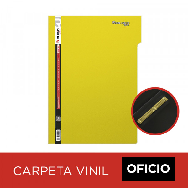 CARPETA VINIL OFICIO PIGMENTADA FAST AMARILLO