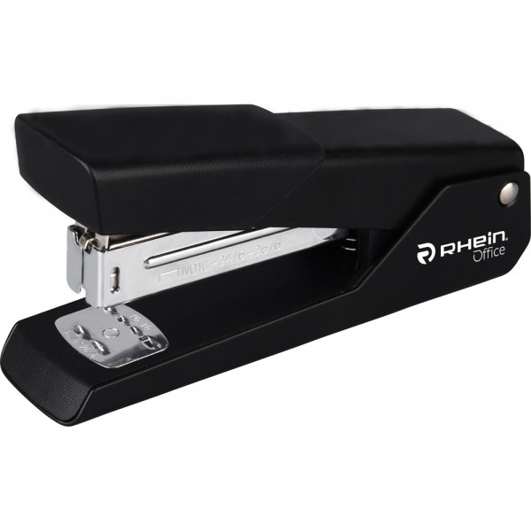 CORCHETERA MEDIA METAL NEGRA 25 HOJAS 