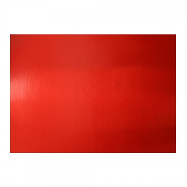 CARTULINA METALICA ROJA 50X70 CM
