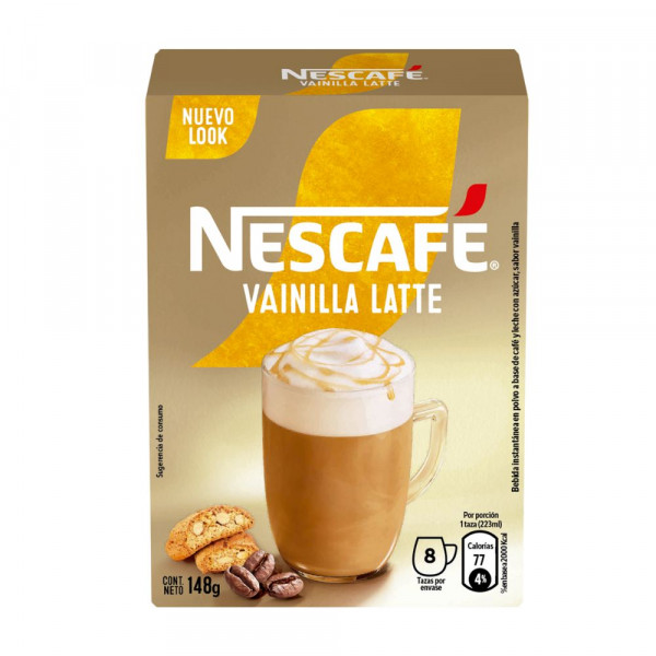 CAFE STICK VAINILLA LATTE 8 UN X 18,5 GR
