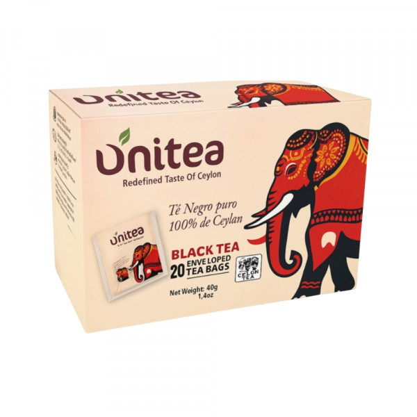 TE NEGRO CEYLAN CAJA 40 GR 20 UN
