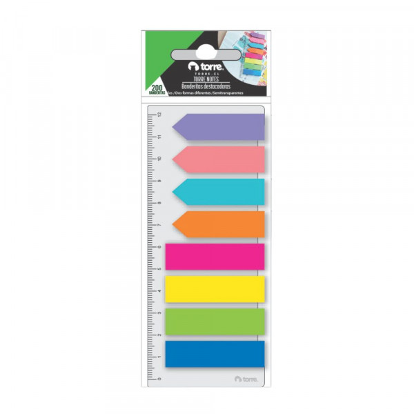 BANDERITAS ADHESIVAS NEON 200 UN