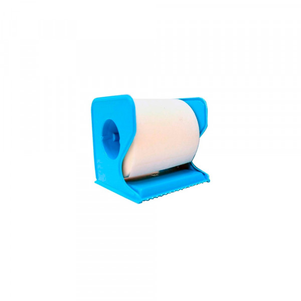 CINTA TELA MEDICA PAPEL CON DISPENSADOR 5CM X 9.1M CAJA 6 UN