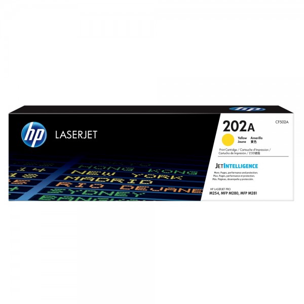 TONER CF502A 202A AMARILLO 1300 PAGINAS