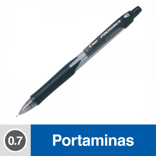 PORTAMINA 0.7 MM PLASTICO NEGRO PROGREX BEGREEN