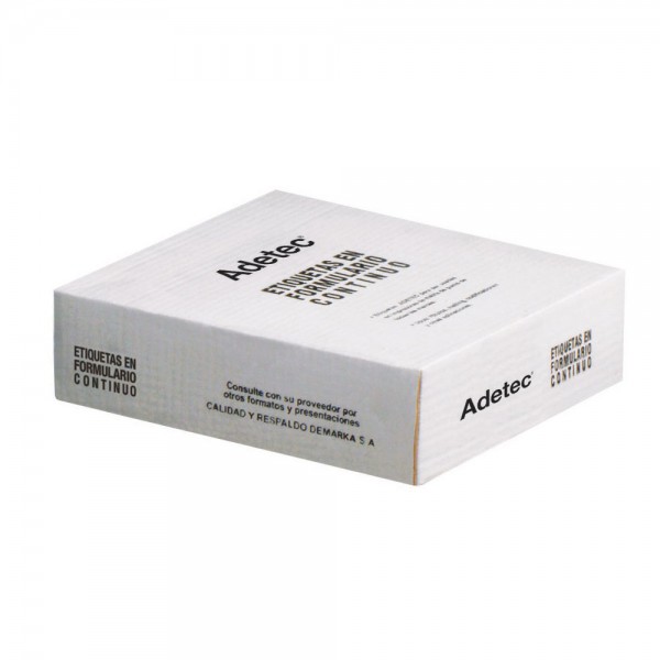 ETIQUETA CONTINUA 2 COLUMNAS 36 X 102 MM 8000 UN