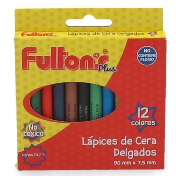 LAPICES CERA DELGADO 12 UN