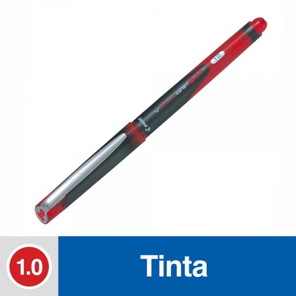 LAPIZ TINTA GEL 1.0 MM PUNTA GRUESA ROJO NEW VBALL