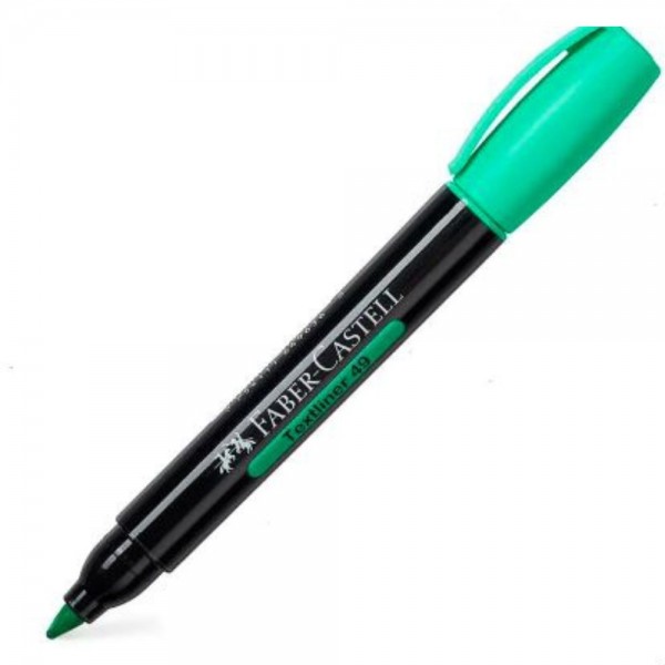 DESTACADOR BOLSILLO VERDE PUNTA BISELADA TEXTMARKET 49