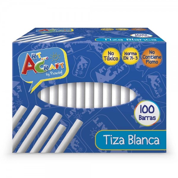 TIZA PARA PIZARRA BLANCA 100 UN