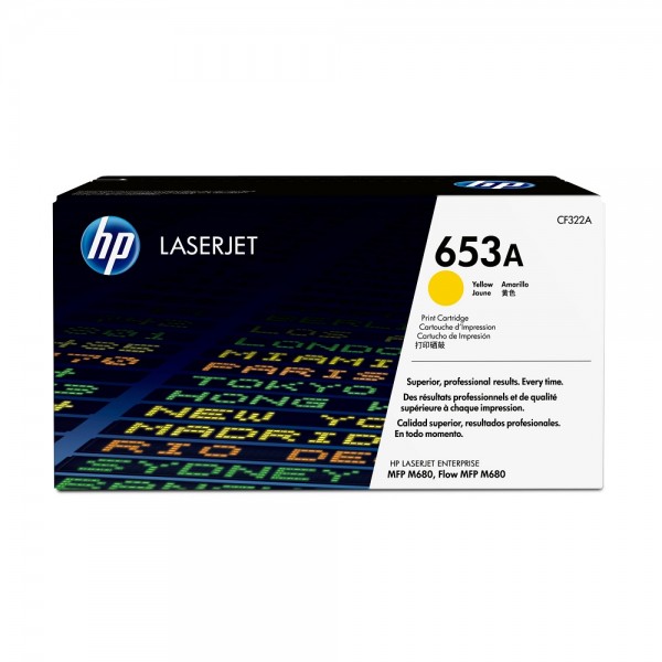 TONER CF322A (653A) ENT M680 YELLOW 16.5