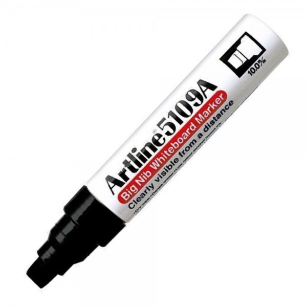 MARCADOR PIZARRA JUMBO PUNTA BISELADA 5109 COLOR NEGRO