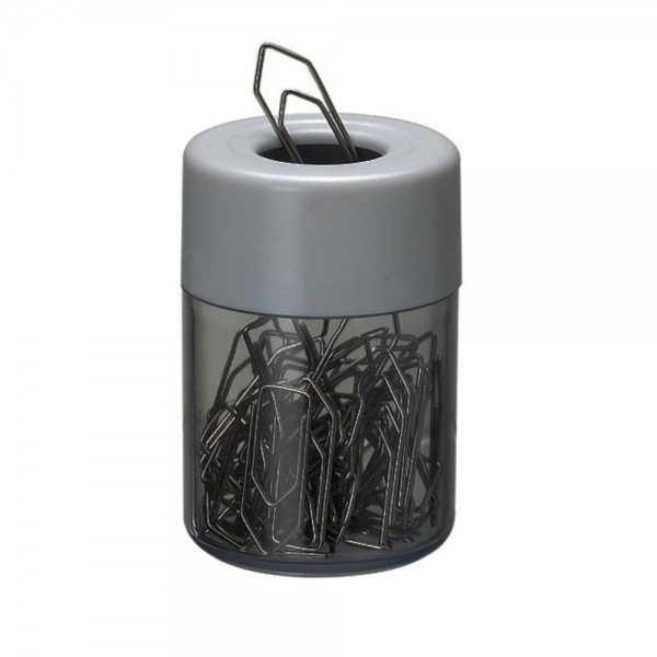 PORTA CLIPS ACRILICO GRIS
