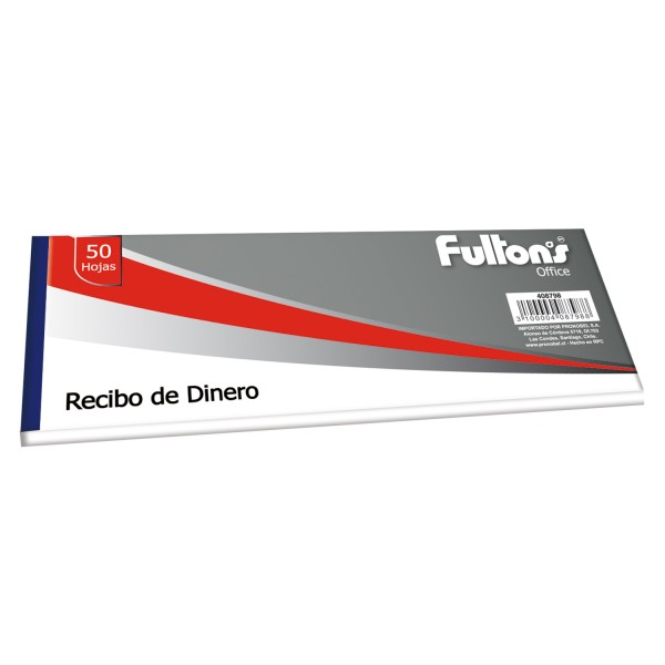 FORMULARIO RECIBO DINERO 50 HOJAS
