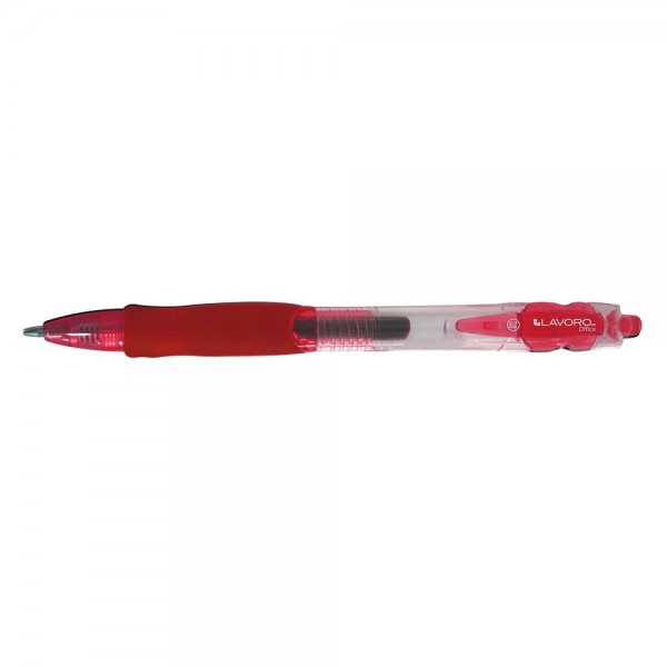 LAPIZ GEL RETRACTIL 0,7 MM ROJO