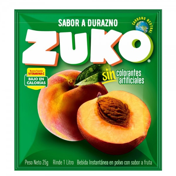 JUGO EN POLVO DURAZNO 10 UN