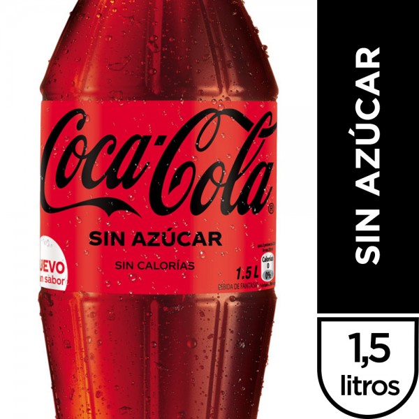 BEBIDA DESECHABLE COCA COLA ZERO 1.5 LT