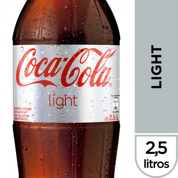 BEBIDA DESECHABLE COCA COLA LIGHT 2.5 LT