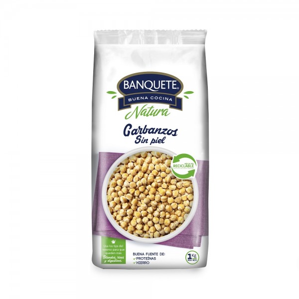 GARBANZOS SIN PIEL 1 KG
