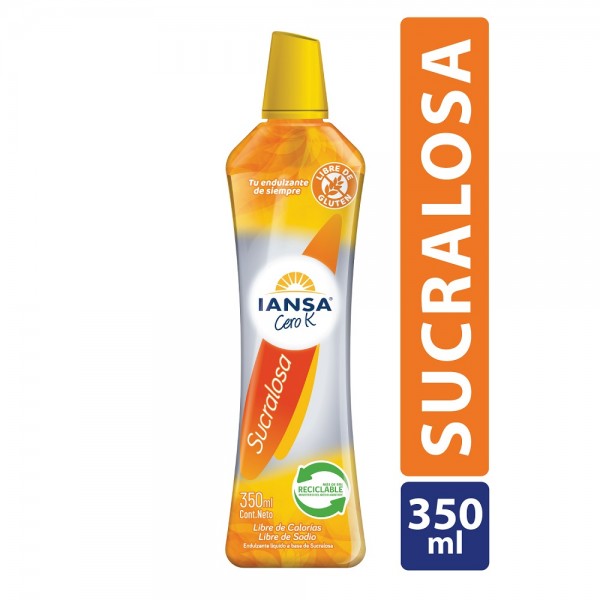 ENDULZANTE LIQUIDO SUCRALOSA 350 ML CERO K