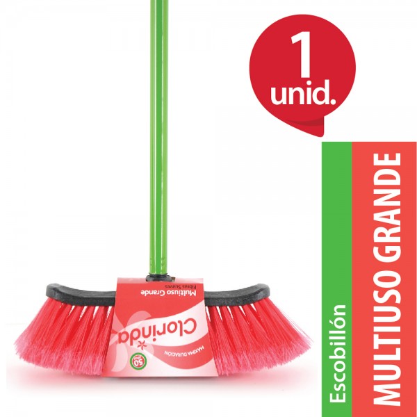 ESCOBILLON MULTIUSO GRANDE ROJO
