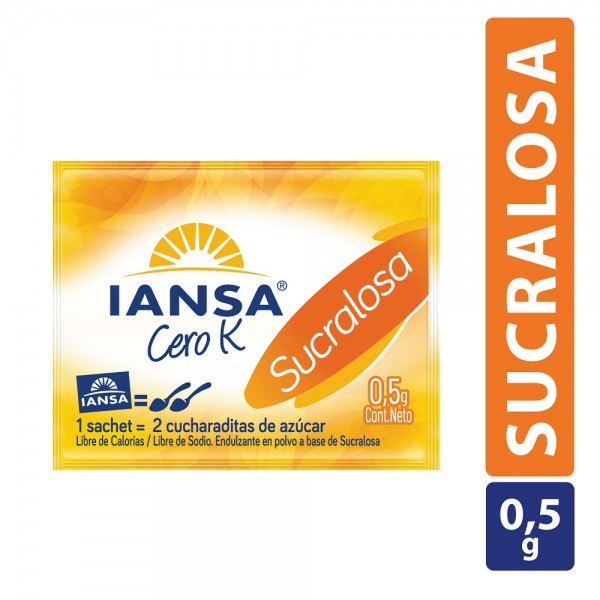 ENDULZANTE EN POLVO SUCRALOSA 2000 SOBRES