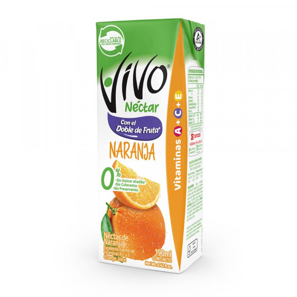 JUGO NECTAR NARANJA 190 ML