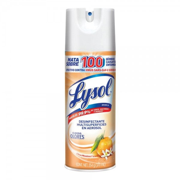 DESINFECTANTE AMBIENTAL AEROSOL CITRUS 354 ML