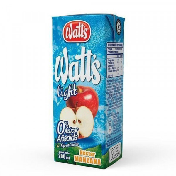 JUGO NECTAR  MANZANA LIGHT 200 CC