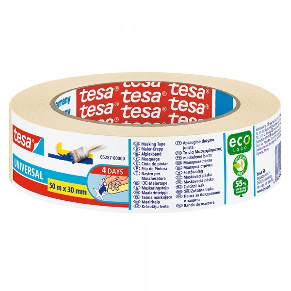 CINTA ADHESIVA MASKING 30 MM 50 MT UNIVERSAL