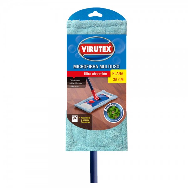 MOPA PLANA COMPLETA MICROFIBRA 35 CM