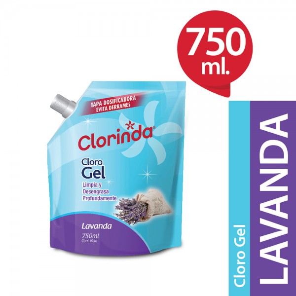 CLORO GEL 750 ML DOYPACK LAVANDA