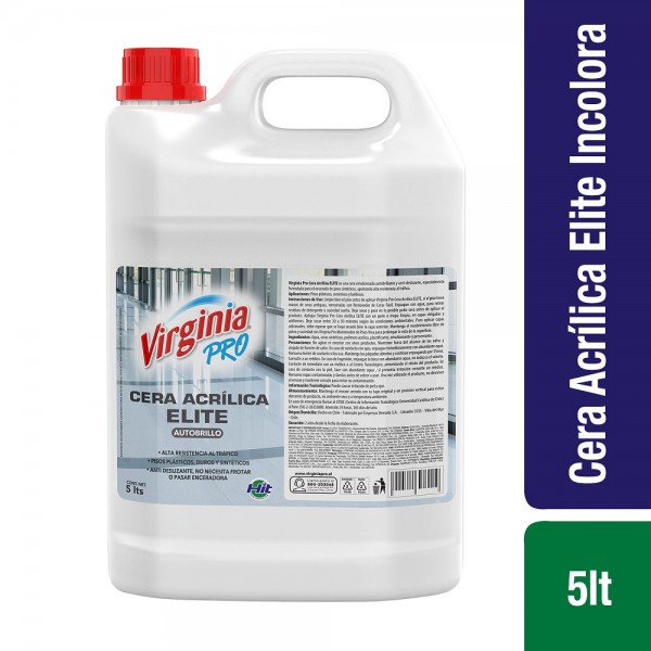 CERA ACRILICA INCOLORA  5 LT