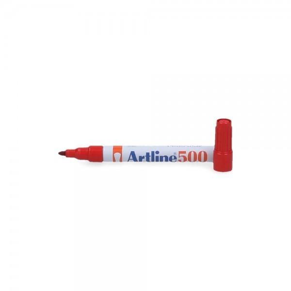 MARCADOR PIZARRA RECARGABLE PUNTA REDONDA 500 ROJO