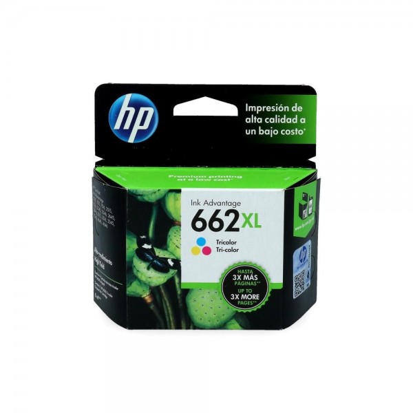 CARTUCHO CZ106AL 662XL COLOR HASTA 300 PÁGINAS