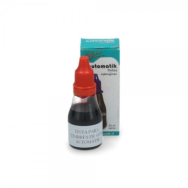 TINTA TIMBRE 711 25 CC GOMA ROJO