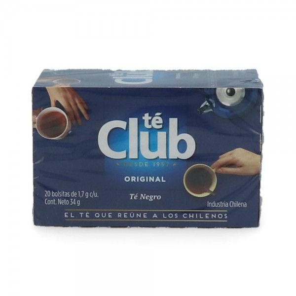 TE NEGRO ORIGINAL EX CAJA ROJA 20 BOLSAS