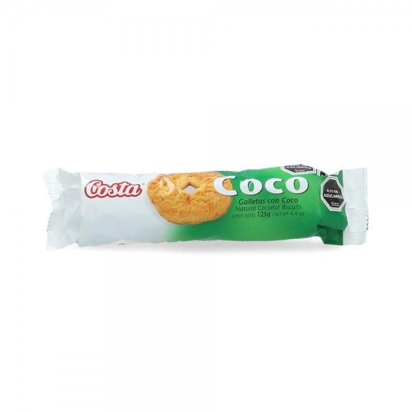 GALLETA DULCE 125 GR COCO FIESTA