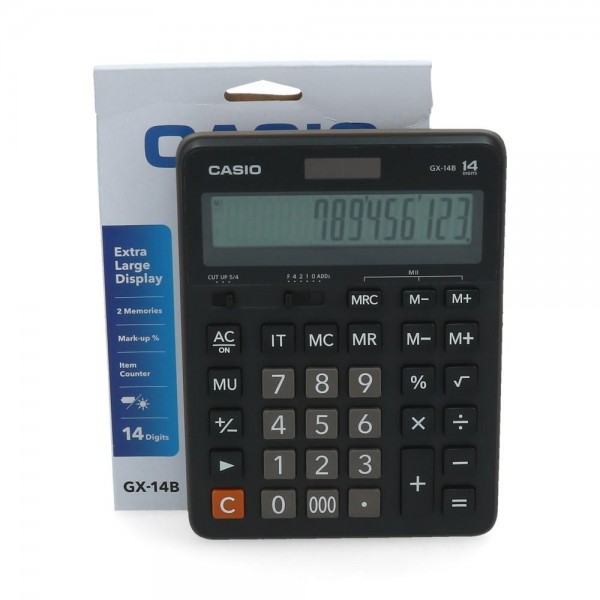 CALCULADORA ESCRITORIO 14 DIGITOS GX-14B